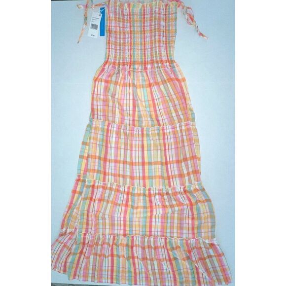 BLEU ROD BEATTIE Sz Large Hip to be Square 4 Tiered Cover Up Dress $100 - Picture 7 of 14